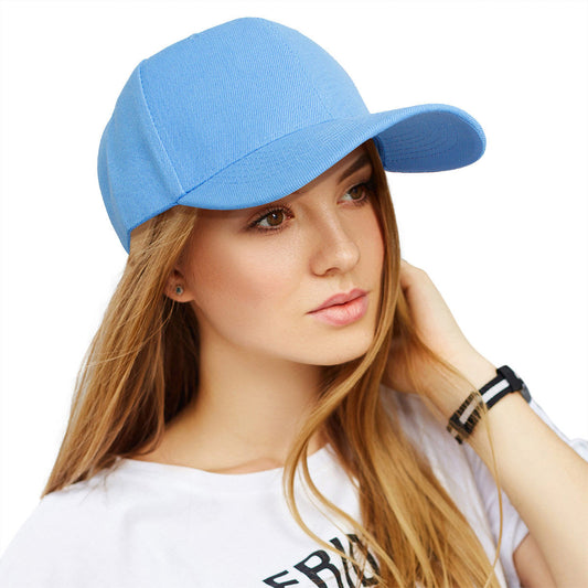 Hat Blue Canvas Baseball Cap for Women