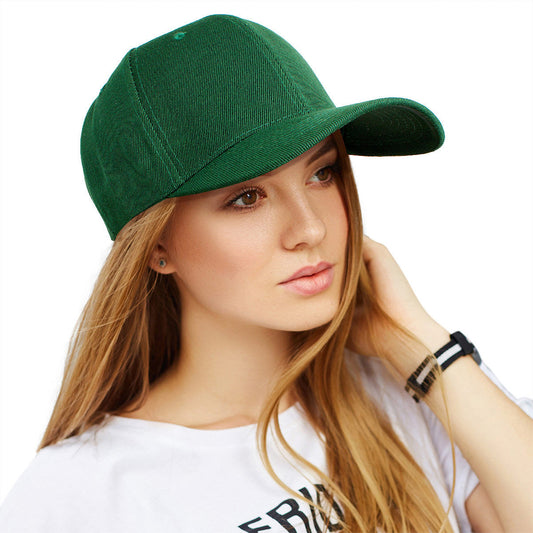 Hat Green Canvas Baseball Cap for Women