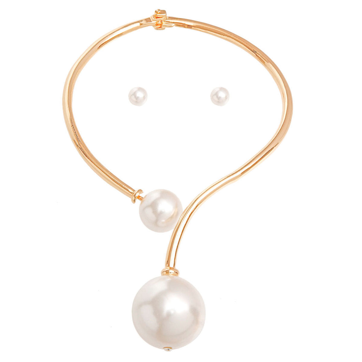 Cream Pearl Hinge Choker