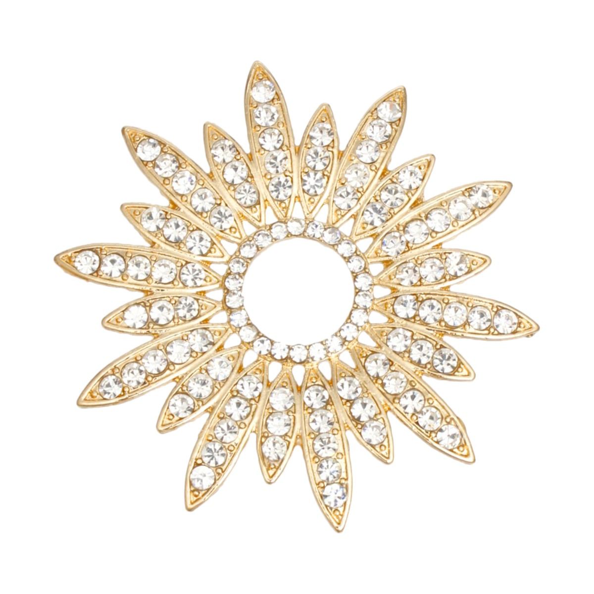 Brooch Celestial Star Gold Pin for Women