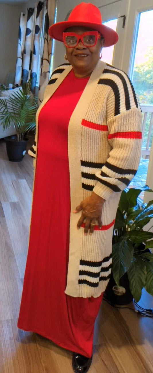 Plaid Cardigan