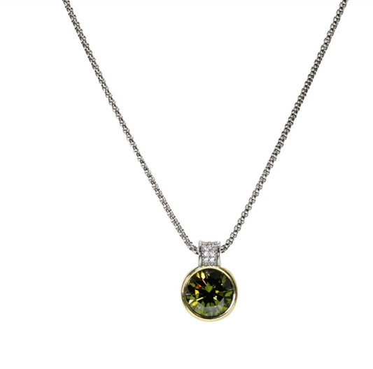 DY Round Stone Necklace