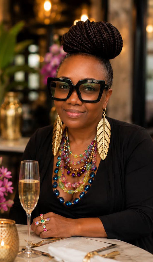 Multi Layered BEADED NECKLACE