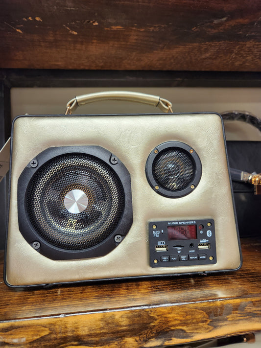 Radio Speaker Purse