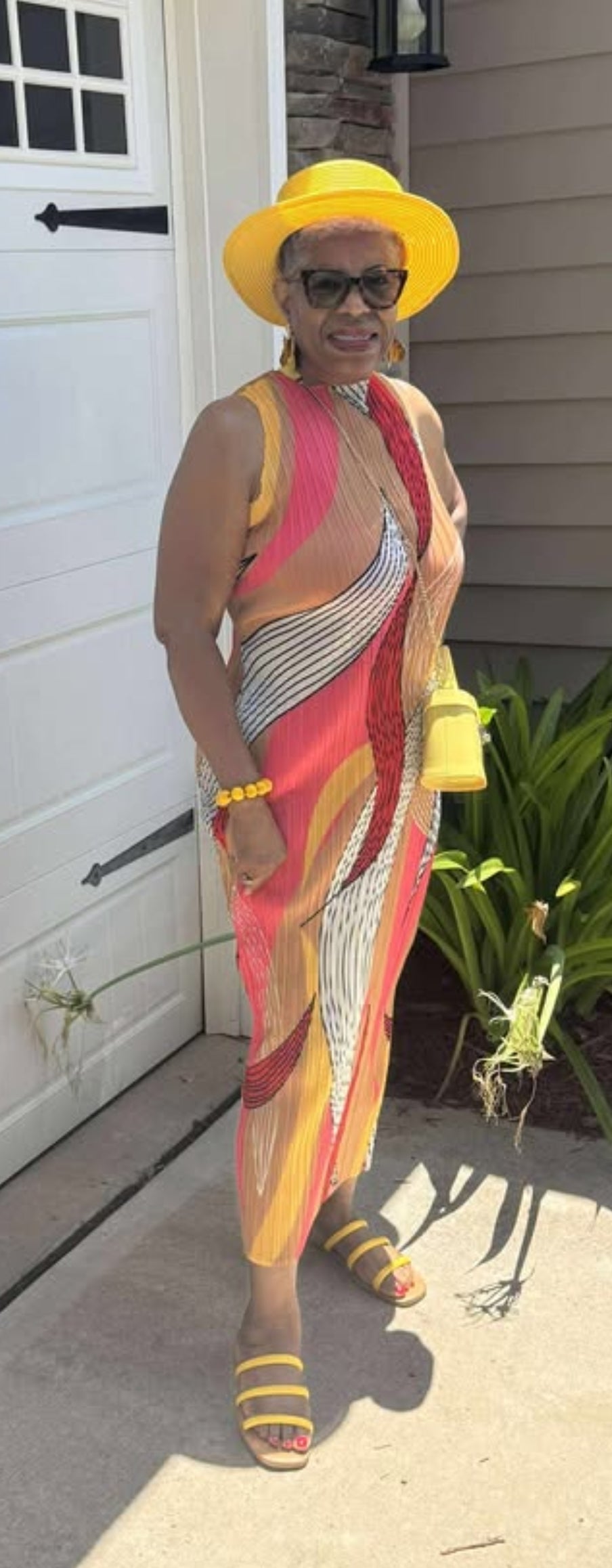 Striped Spotted Dress