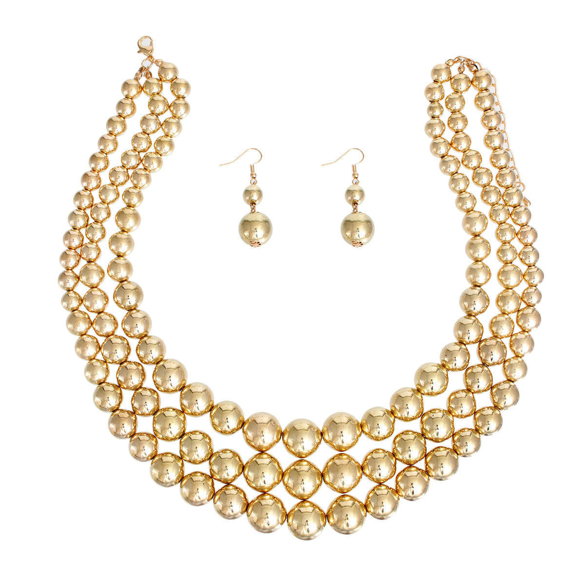 Metallic Gold Pearl 3 Layer Set