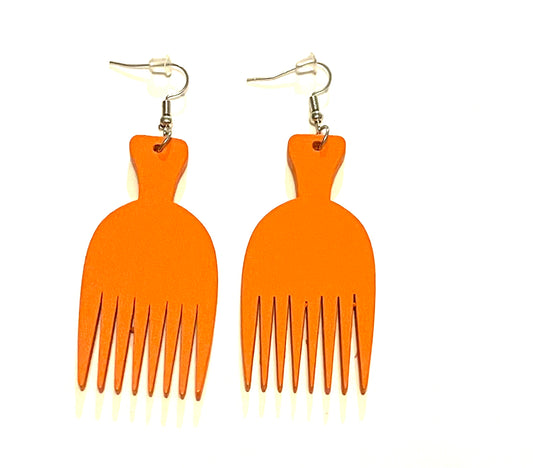 Pick Me - Wooden Earrings