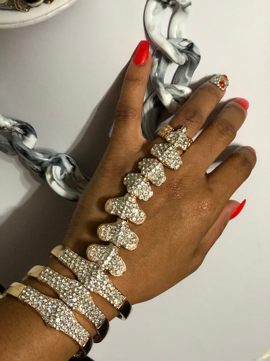Skeleton Bling Ring Connector