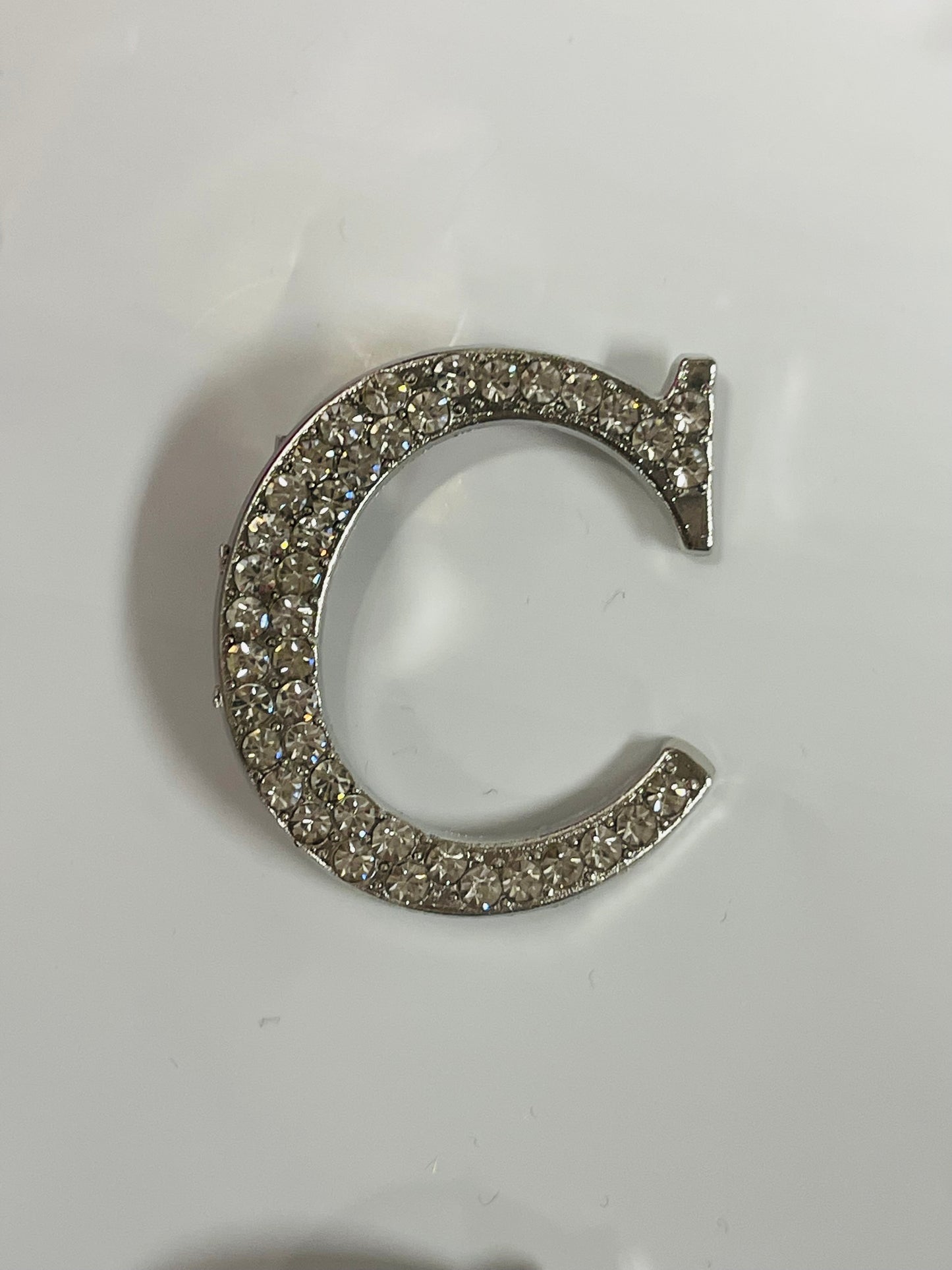 Initial Letter Brooch Pin