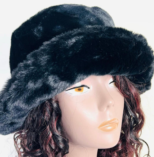 Fur Bucket Hat Fluffy BH