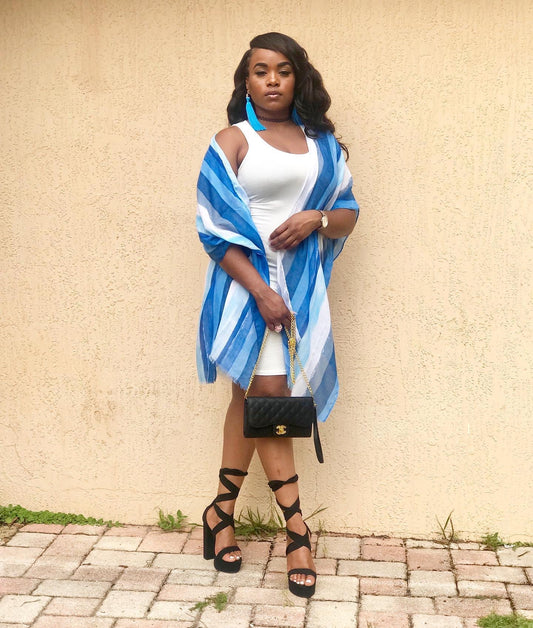 Stripe Kimono