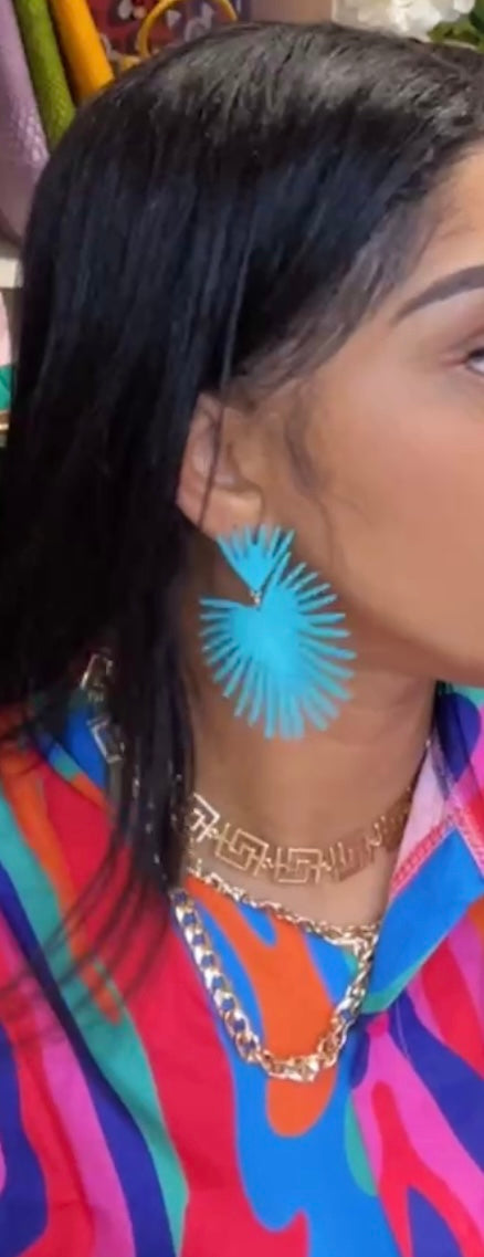 Heart Spike Earrings