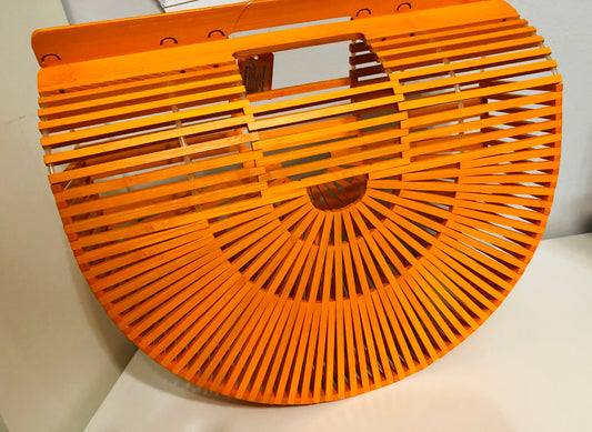 Summer Moon Basket Bag