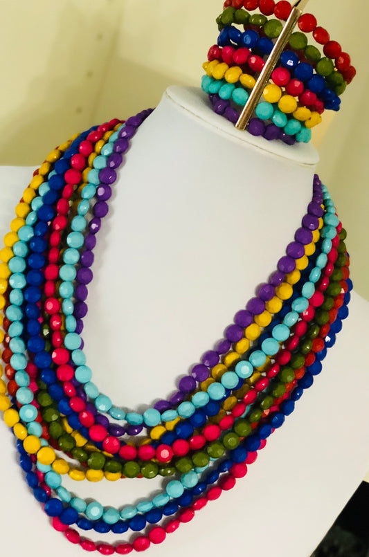 Beaded Necklace Set