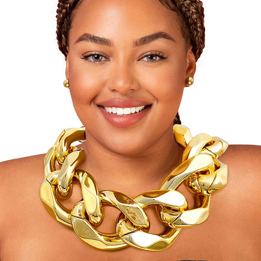 XL Chunky Gold Chain Set